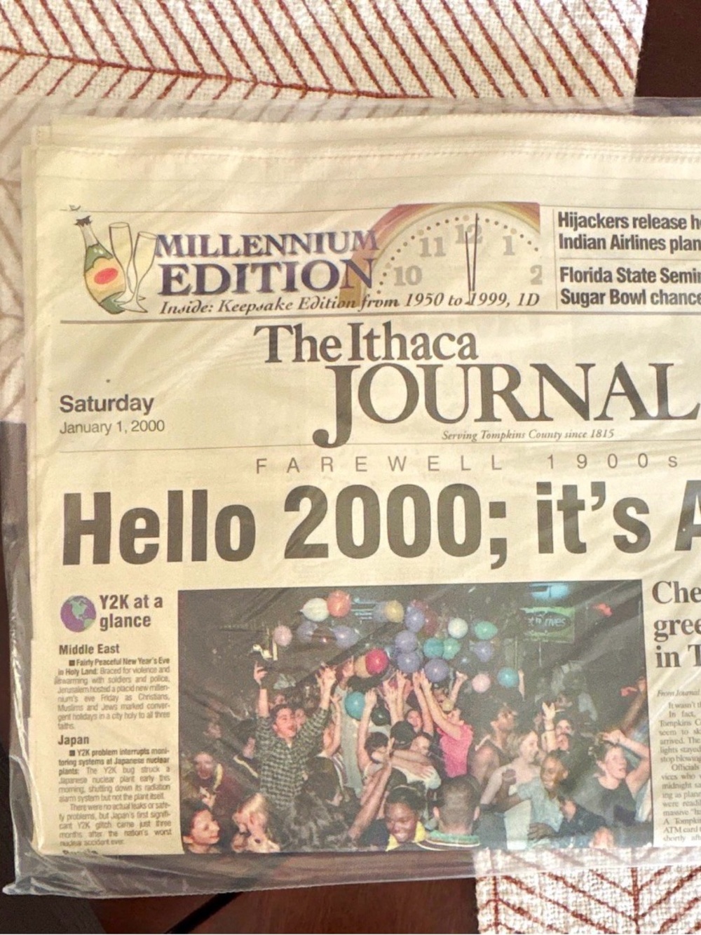 Y2K Newspaper